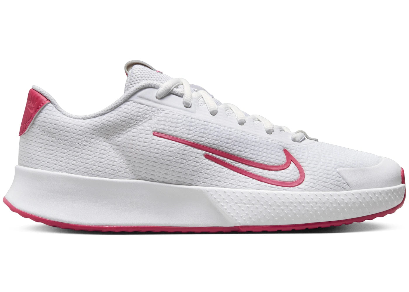 Nike Court Vapor Lite 2 HC White Hot Punch Crimson Tint Aster Pink (Women's)