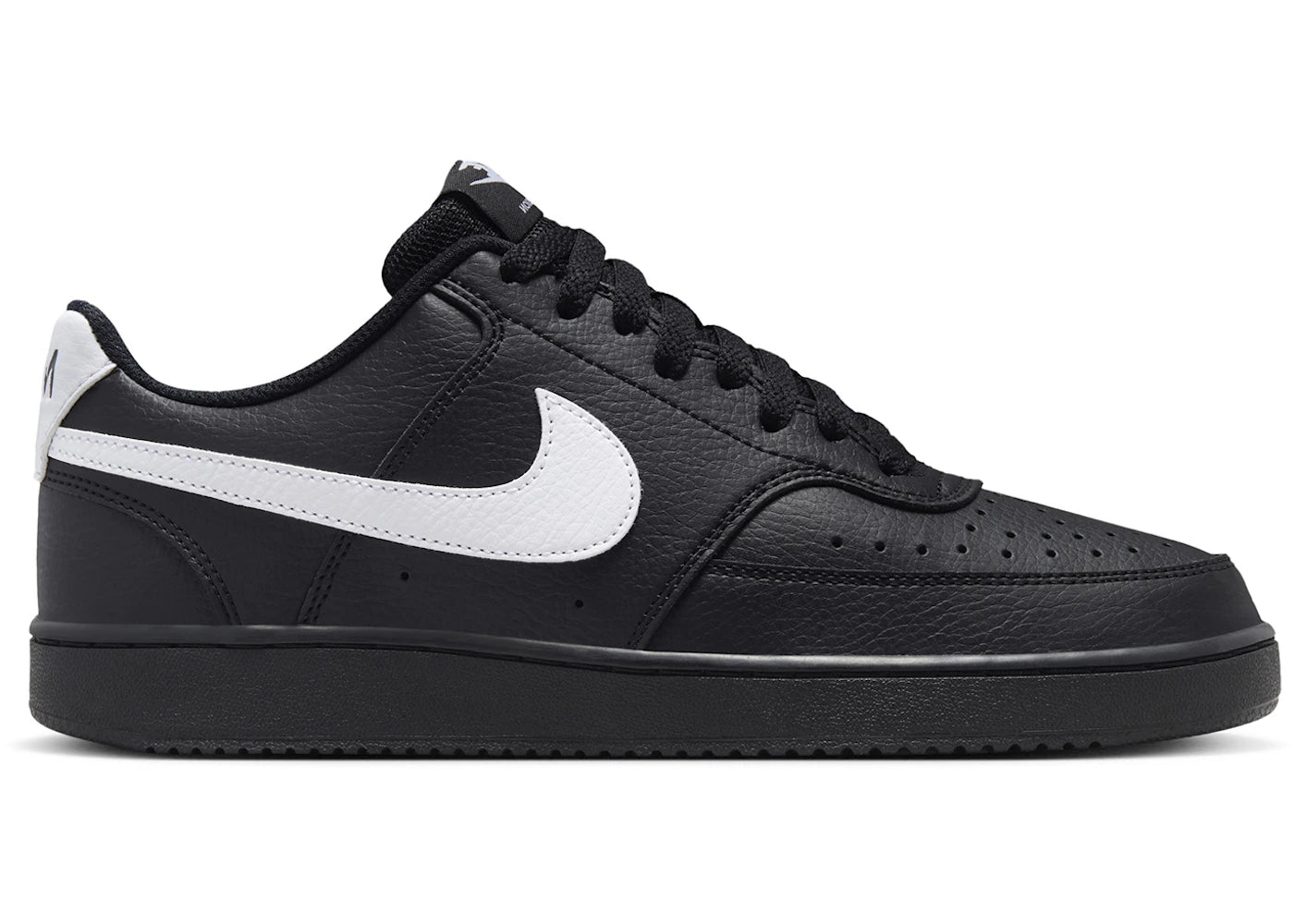 Nike Court Vision Low Black Black White