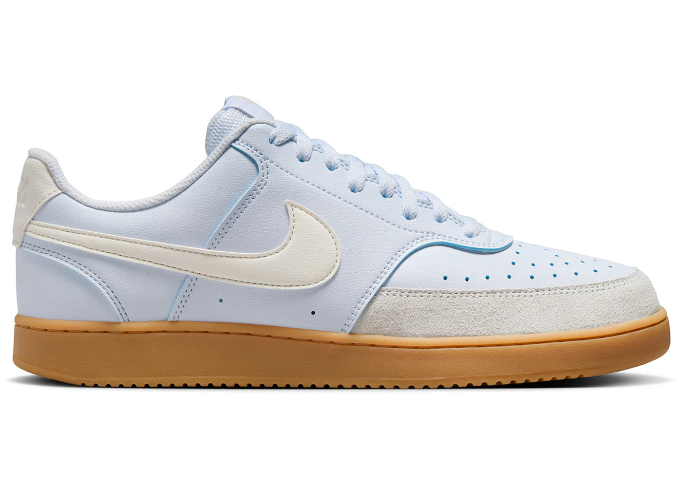 Nike Court Vision Low Football Grey Gum Light Brown Pale Ivory