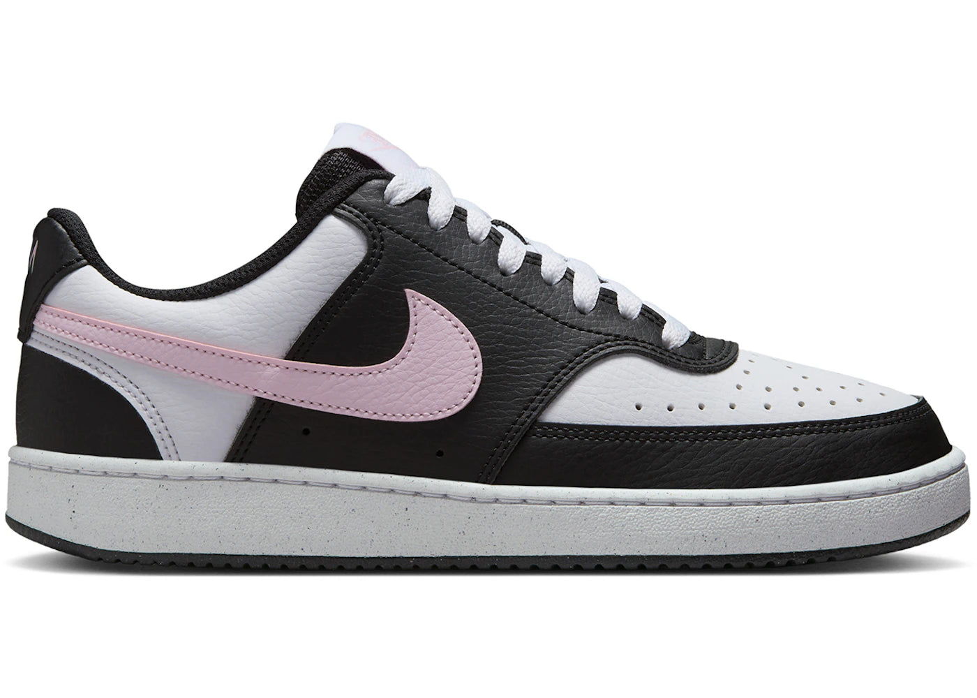 Nike Court Vision Low Next Nature Black White Pink Foam (Women's)