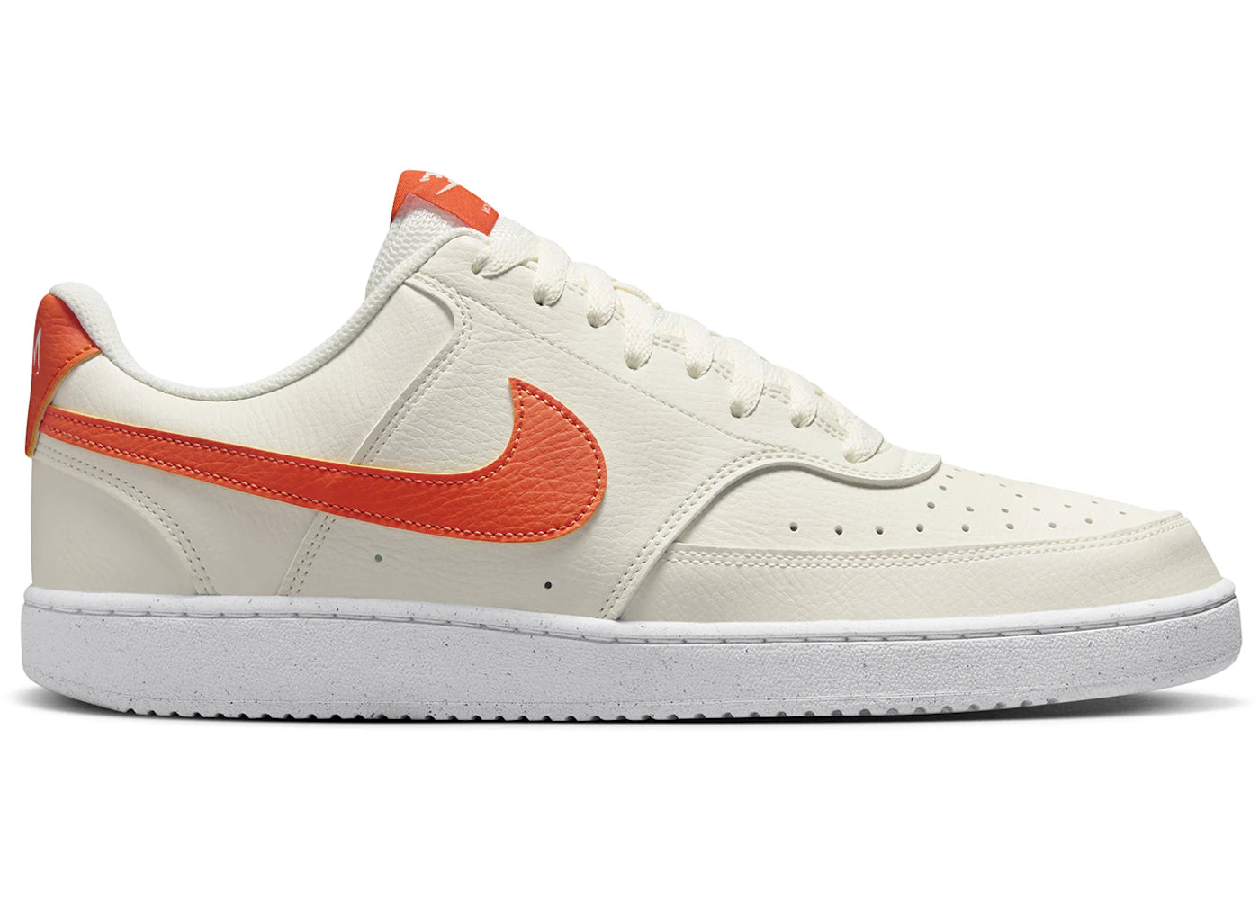 Nike Court Vision Low Next Nature Sail White Safety Orange