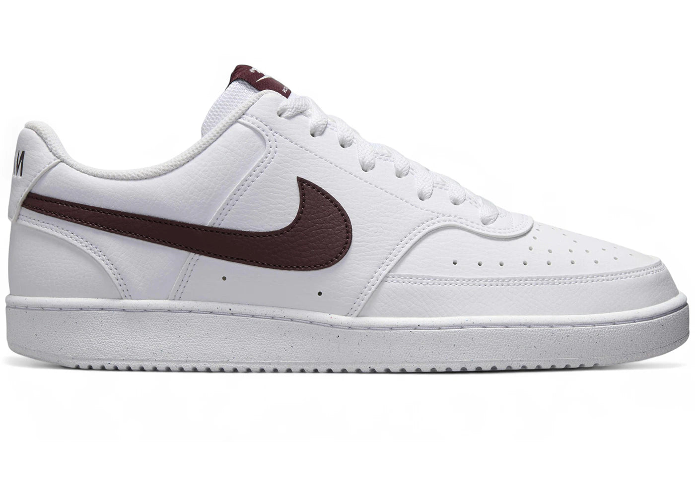 Nike Court Vision Low Next Nature White Burgundy Crush