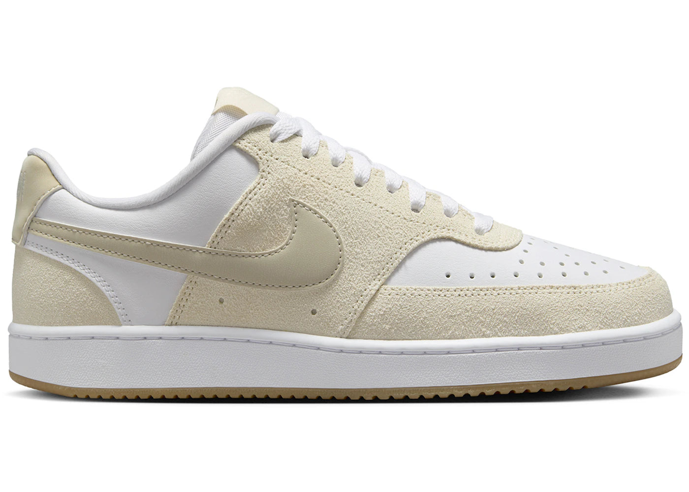 Nike Court Vision Low Pale Ivory White Gum Light Brown Light Orewood Brown (Women's)