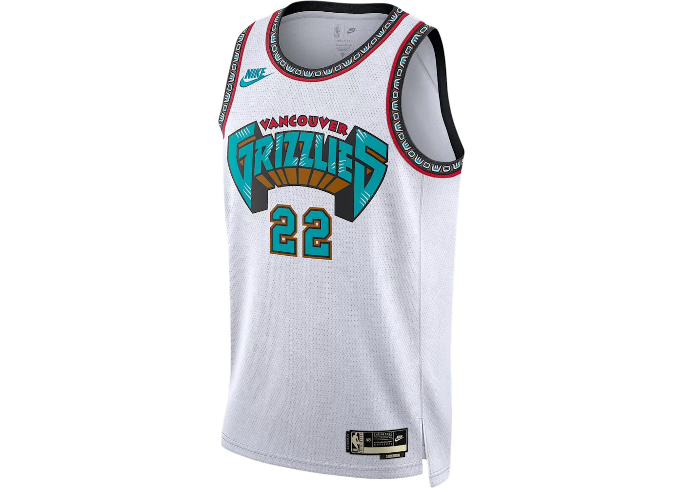Nike Desmond Bane Memphis Grizzlies 2024/25 Hardwood Classics Jersey White