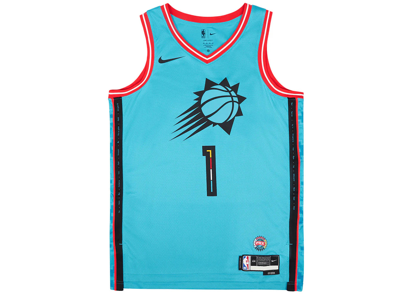 Nike Devin Booker Phoenix Suns Dri-FIT Jersey Dark Turquoise