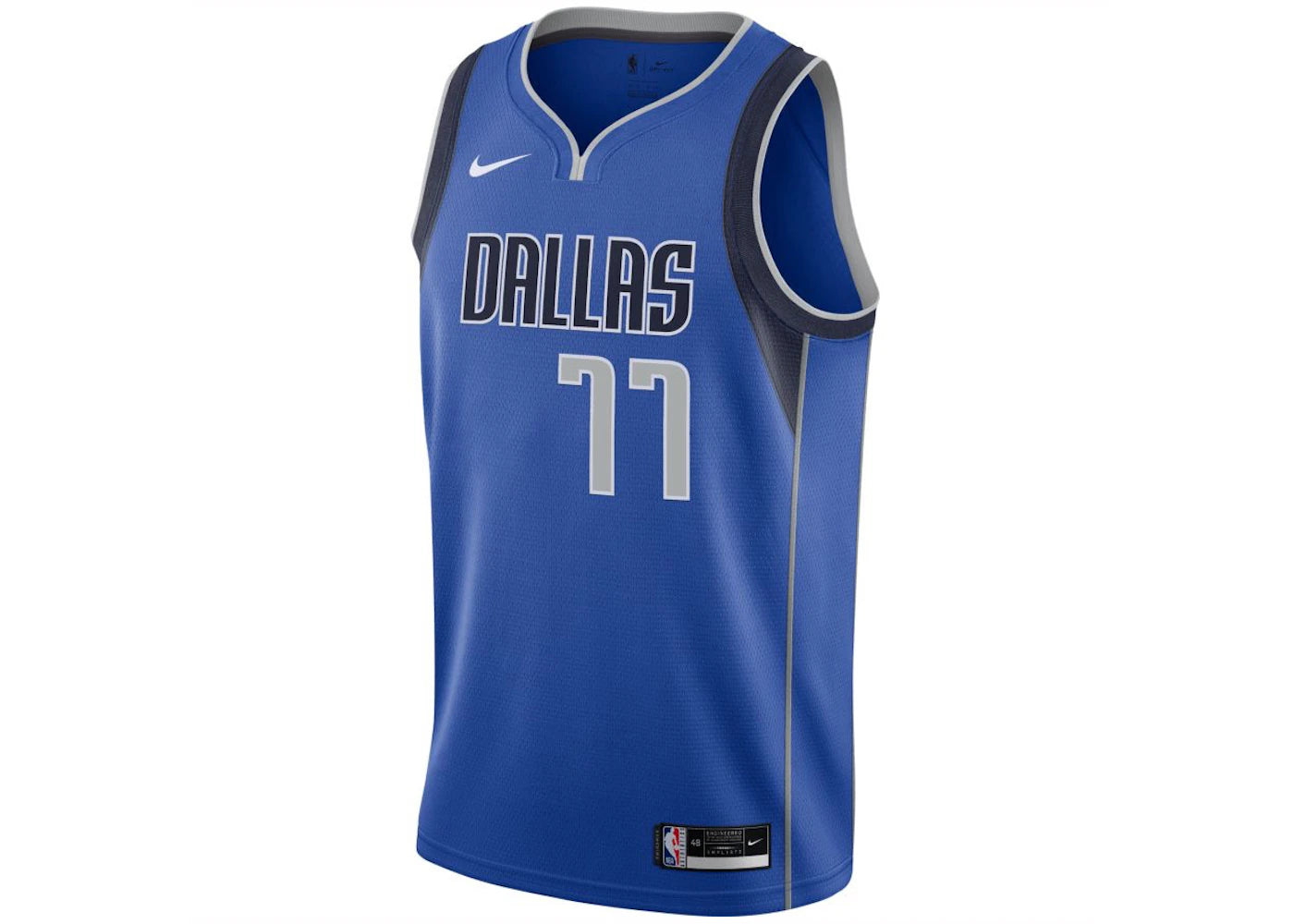 Nike Doncic Dallas Marvericks Icon Edition 2020 Jersey Blue/Black/Grey