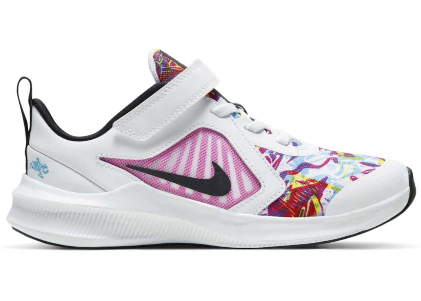 Nike Downshifter 10 Fable White Fire Pink (PS)