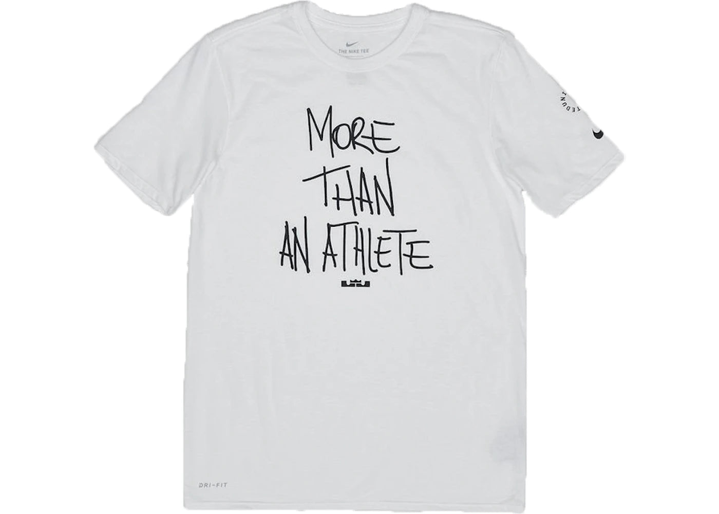 Nike Dri-Fit LeBron James More Than An Athlete Tee White