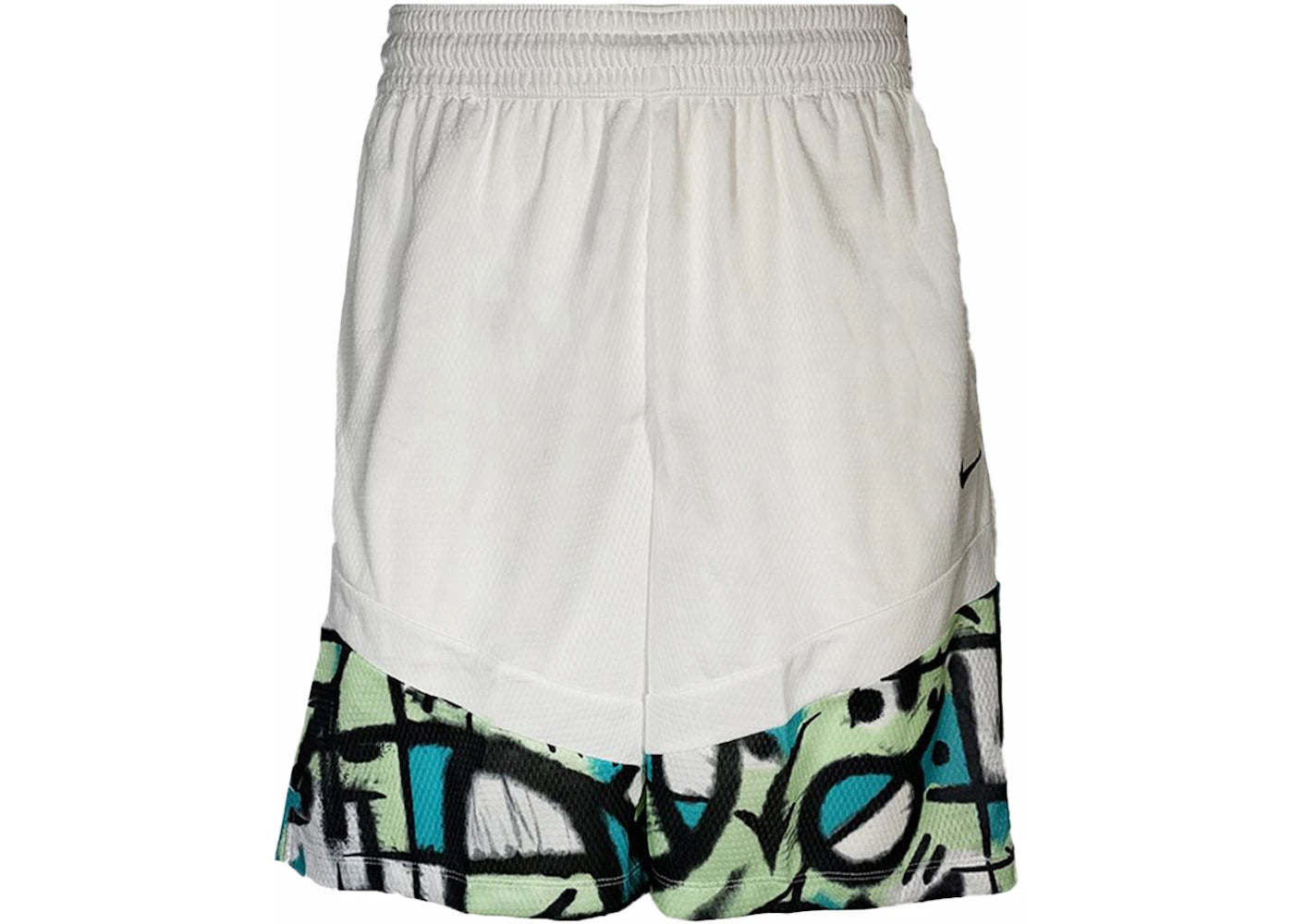 Nike Dri-Fit Loose Fit Shorts White/Black/Green