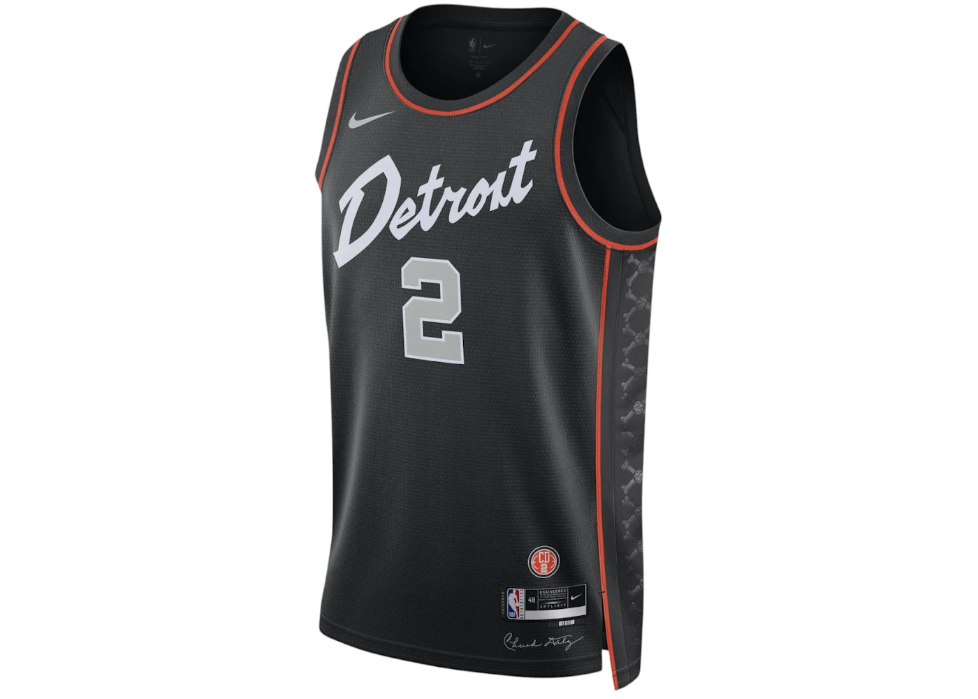 Nike Dri-Fit NBA Swingman Cade Cunningham Detroit Pistons City Edition 2023/24 Jersey Black