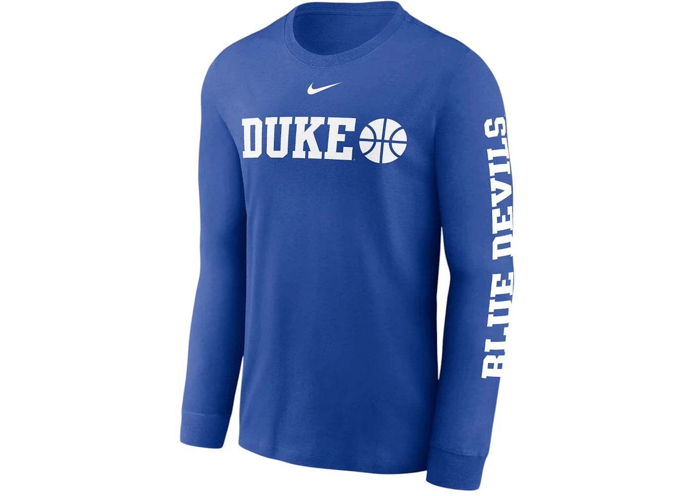 Nike Duke Blue Devils Basketball Icon College Long-Sleeve T-Shirt Game Royal