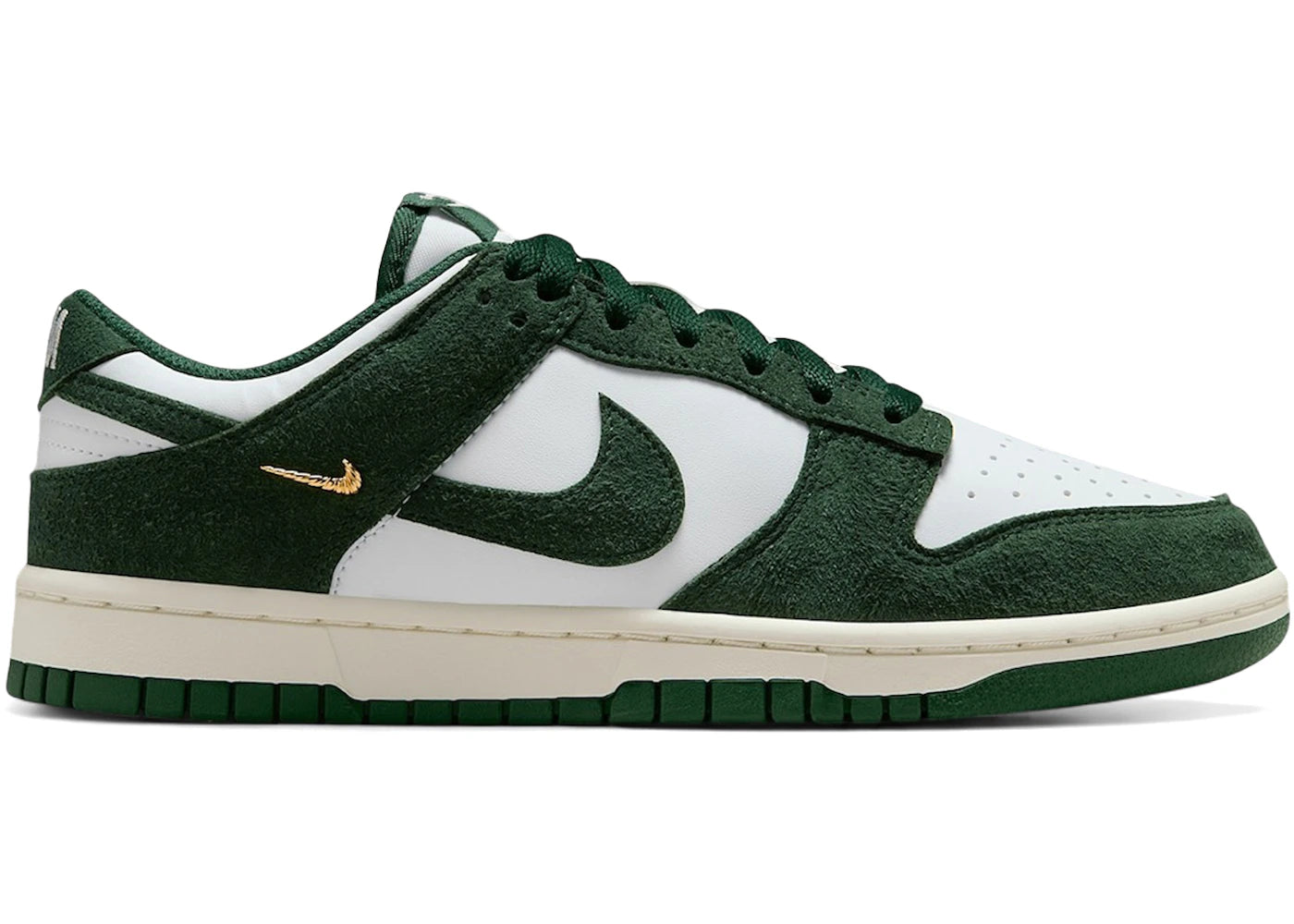 Nike Dunk Low Gorge Green Gold Mini Swoosh (Women's)