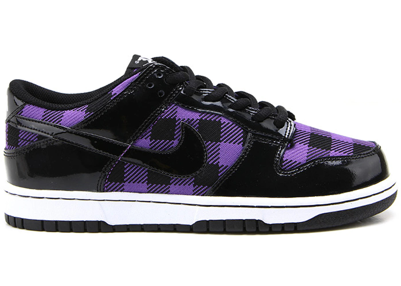 Nike Dunk Low Purple Plaid (GS)