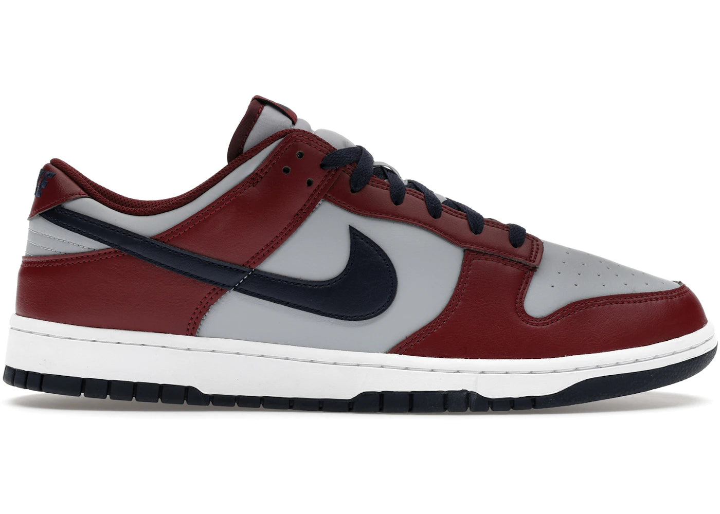 Nike Dunk Low Retro Wolf Grey Obsidian Dark Team Red