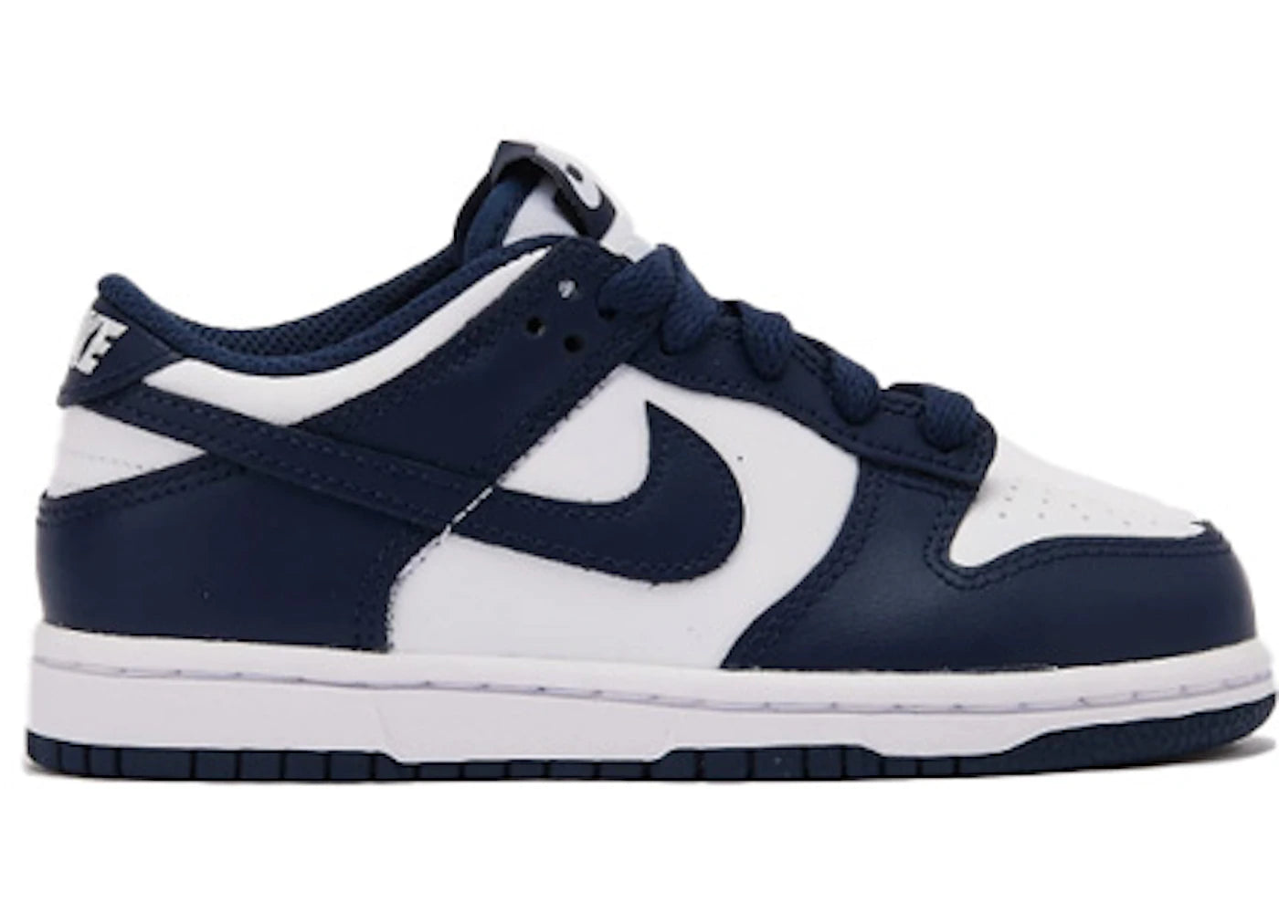 Nike Dunk Low White Midnight Navy (PS)