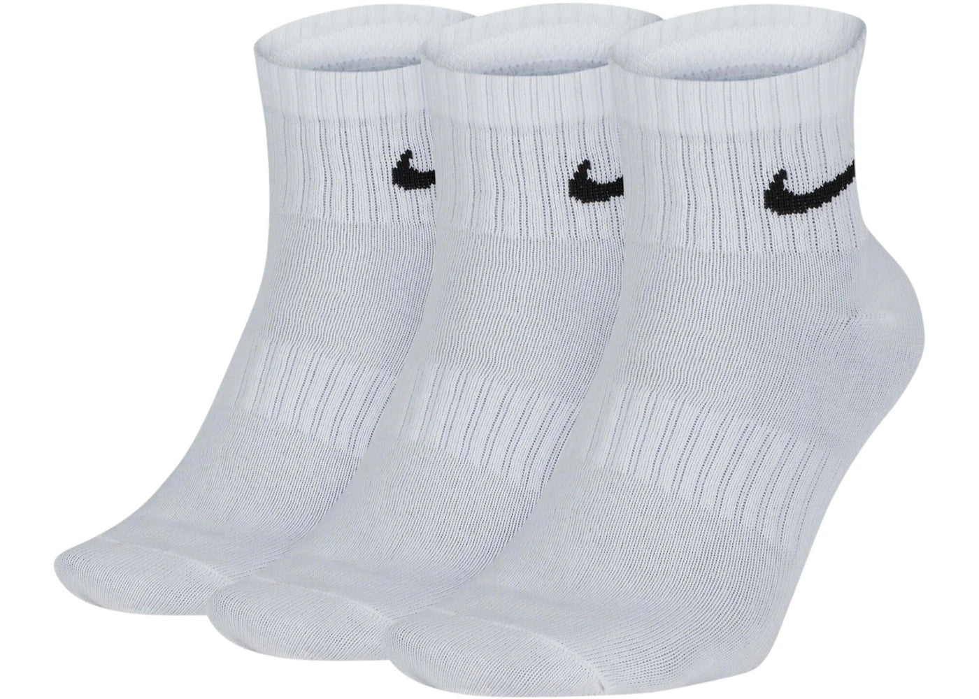 Nike Everyday Cushioned Lightweight Ankle Socks White