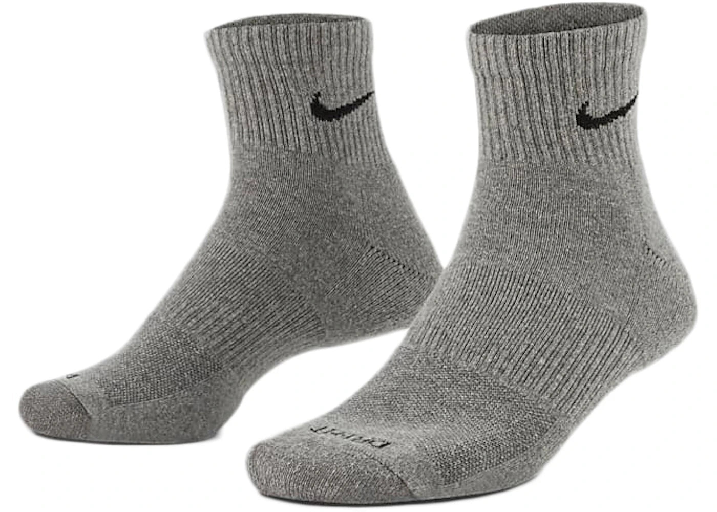 Nike Everyday Plus Cushioned Ankle Socks (6 Pairs) Grey