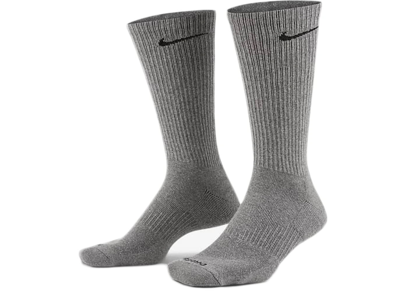 Nike Everyday Plus Cushioned Crew Socks (6 Pairs) Grey