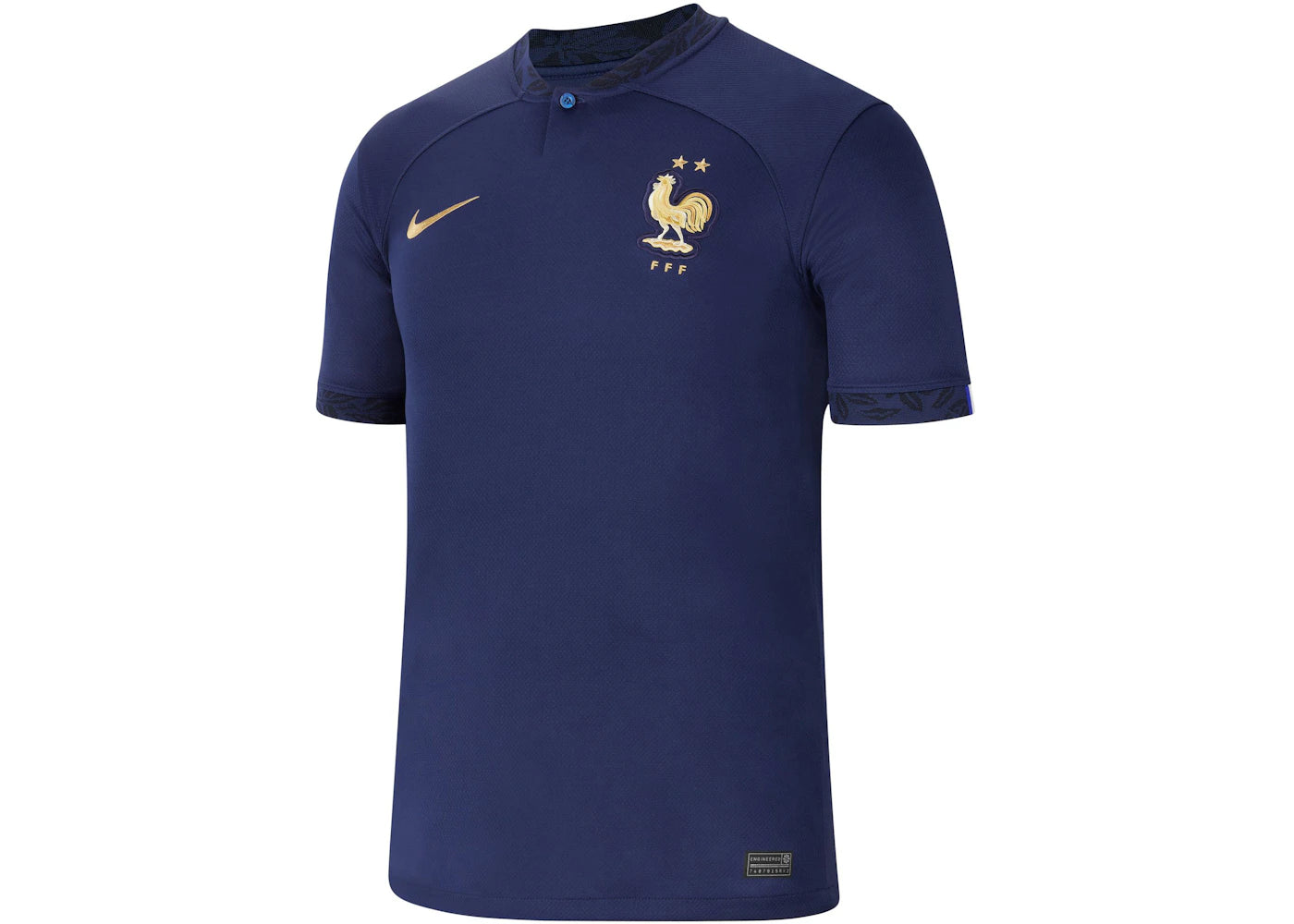 Nike FFF 2022/23 Stadium Home Dri-FIT Soccer Jersey Midnight Navy/Metallic Gold