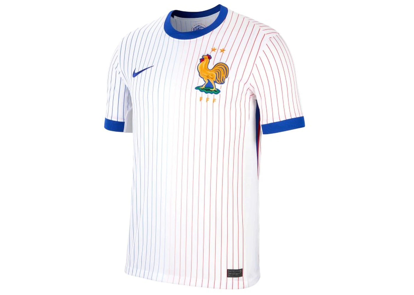 Nike FFF 2024/25 Match Away ADV Authentic Jersey White/Bright Blue/University Red/Bright Blue