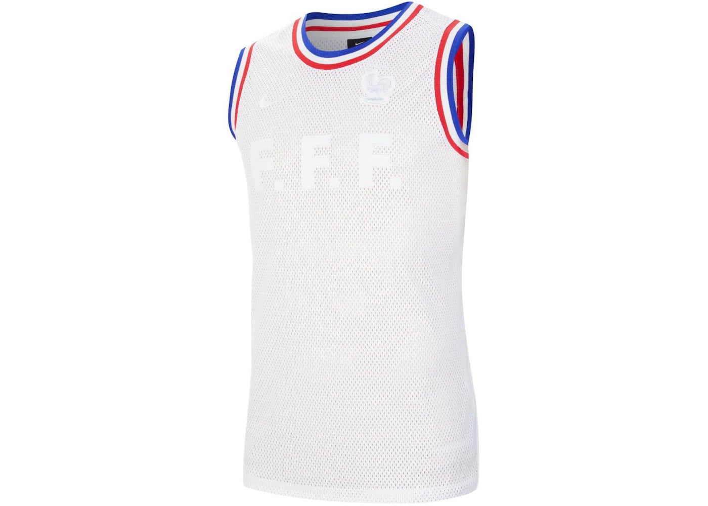 Nike FFF France Sleeveless Jersey White