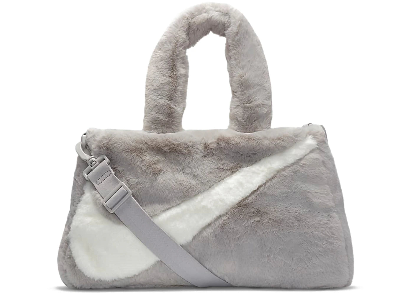 Nike Faux Fur Tote Bag Light Iron Oar