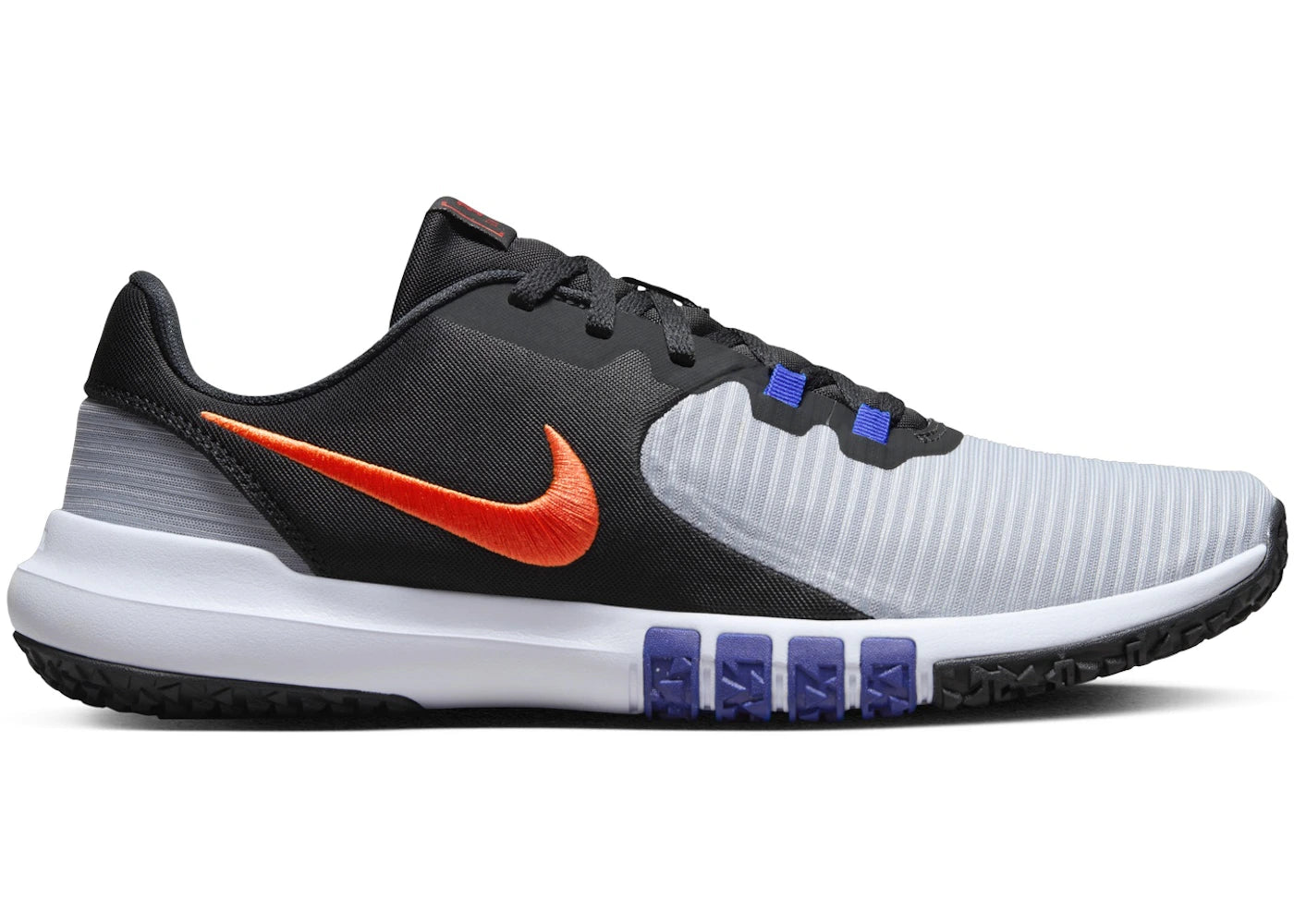 Nike Flex Control 4 Wolf Grey Black Racer Blue Team Orange