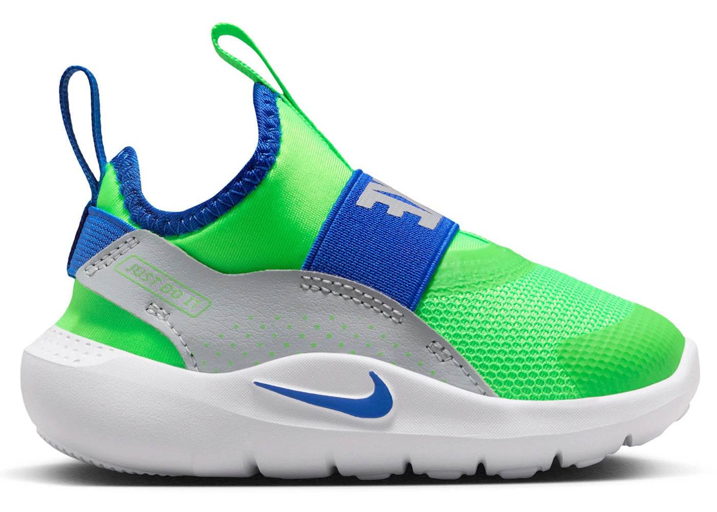 Nike Flex Runner 4 Green Strike Game Royal (TD)
