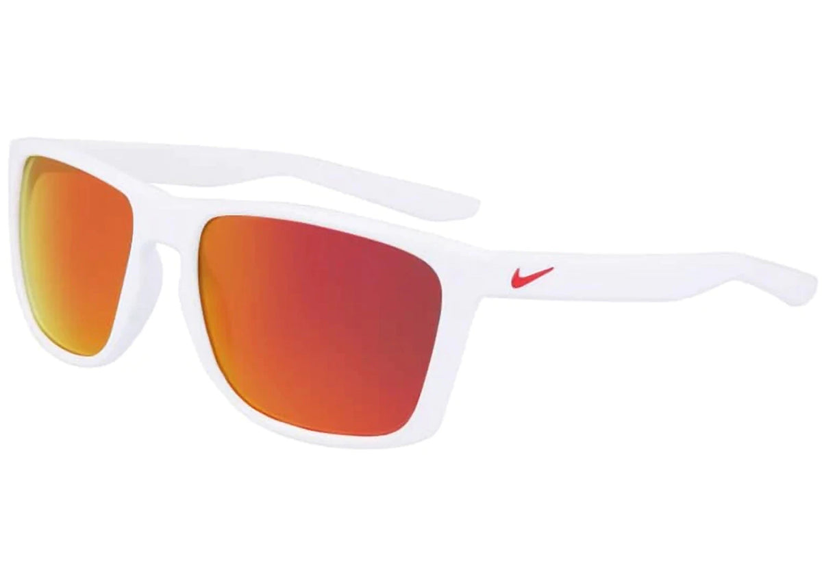 Nike Fortune M Sunglasses White/Grey/Red Mirror
