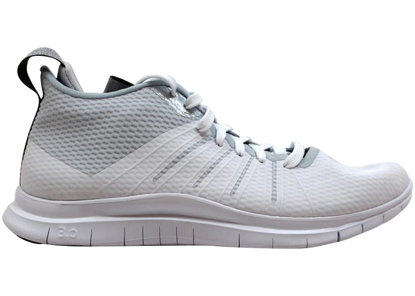 Nike Free Hypervenom 2 FS White/Metallic Silver