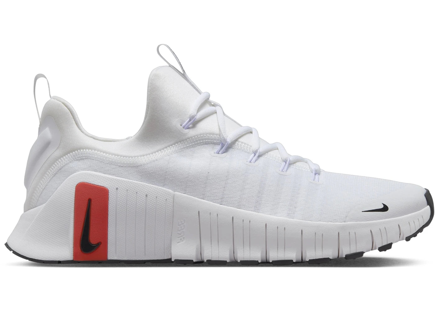 Nike Free Metcon 6 White Picante Red Pure Platinum Black