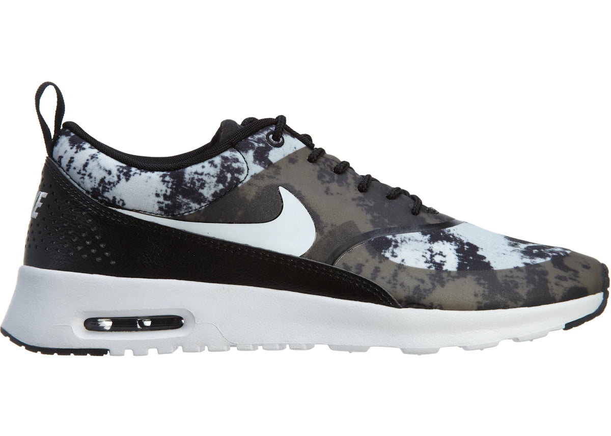 Nike Free Air Max Thea Print Black White-Dark Grey (Women's)