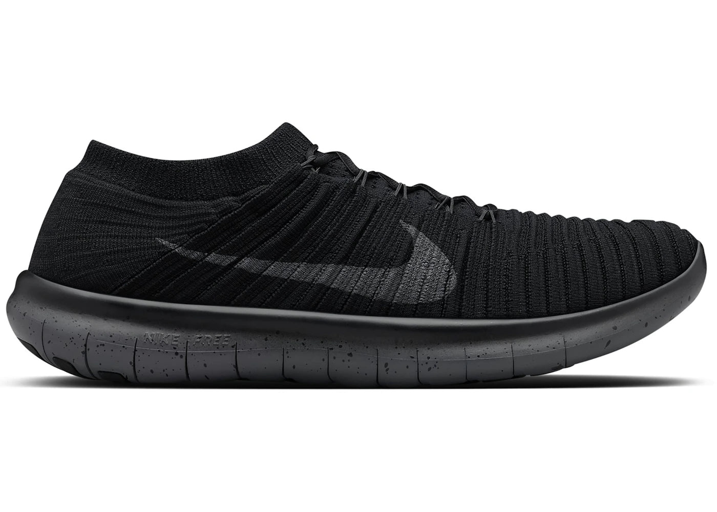 Nike Free RN Motion Flyknit Black Dark Grey