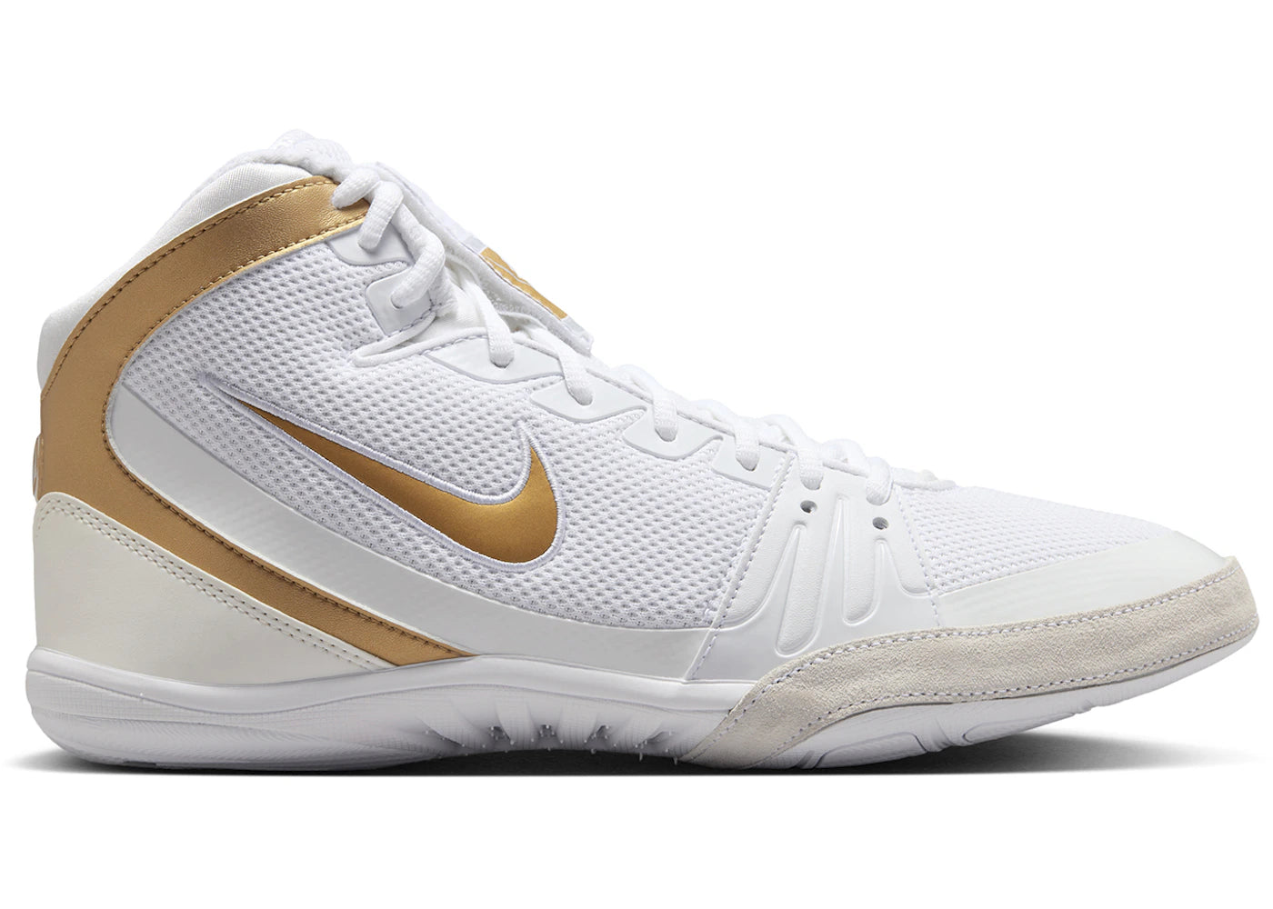 Nike Freek White Wolf Grey Metallic Gold
