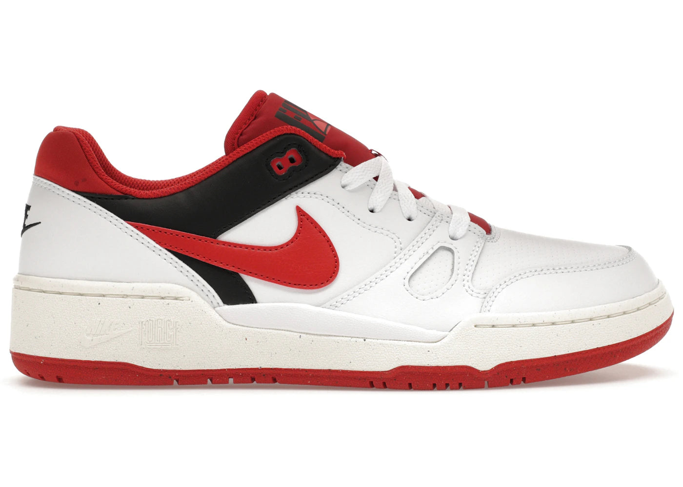 Nike Full Force Low White Red Black