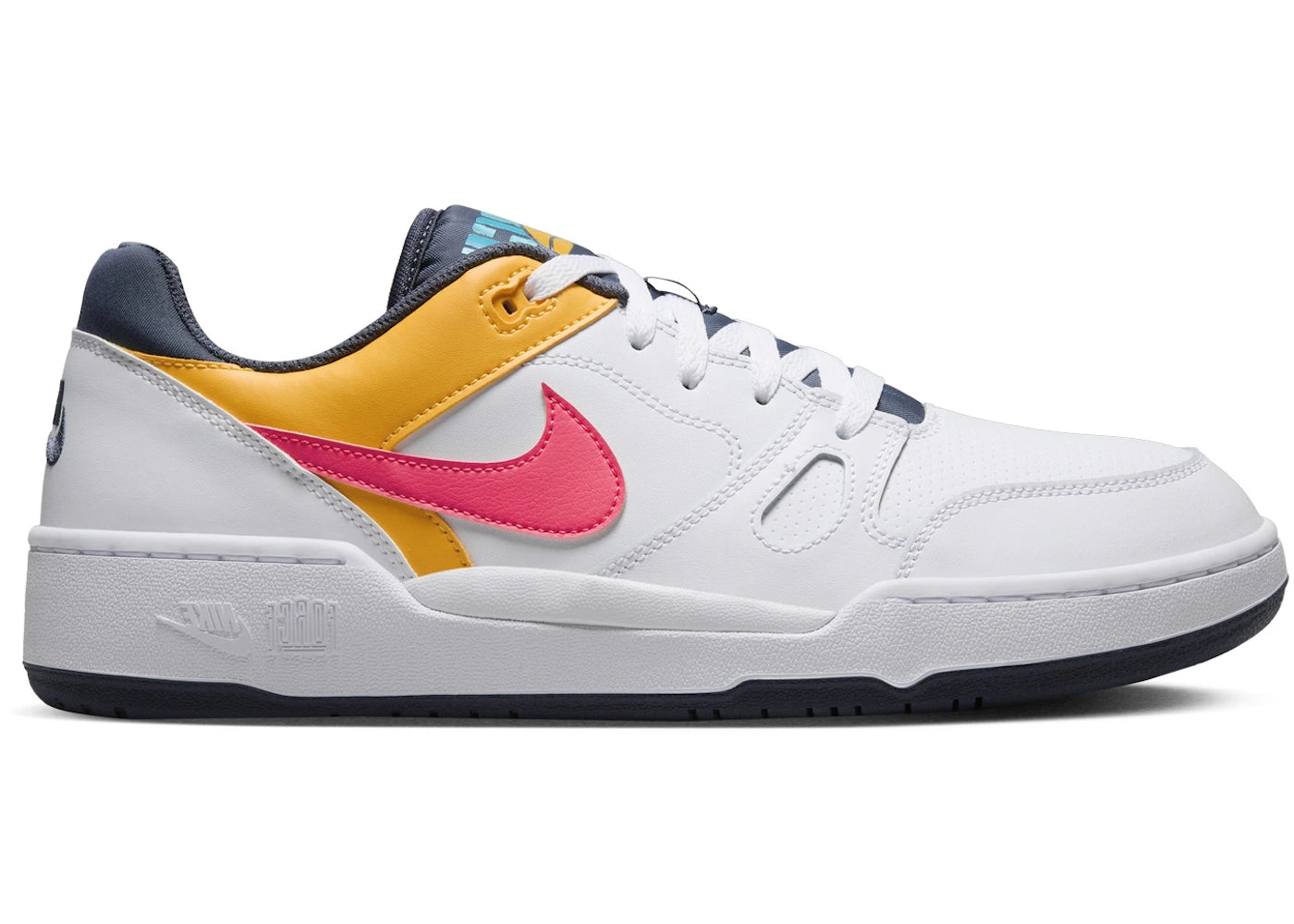 Nike Full Force Low White Thunder Blue Dusty Cactus Racer Pink