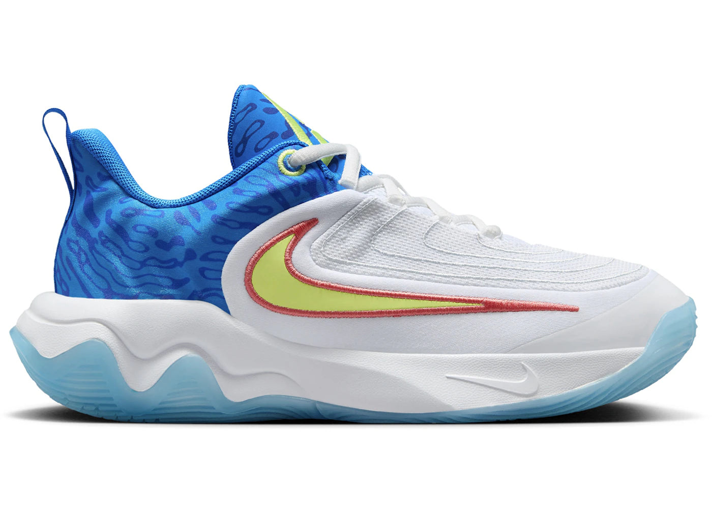 Nike Giannis Immortality 4 SE White Photo Blue Hyper Royal Light Lemon Twist (GS)