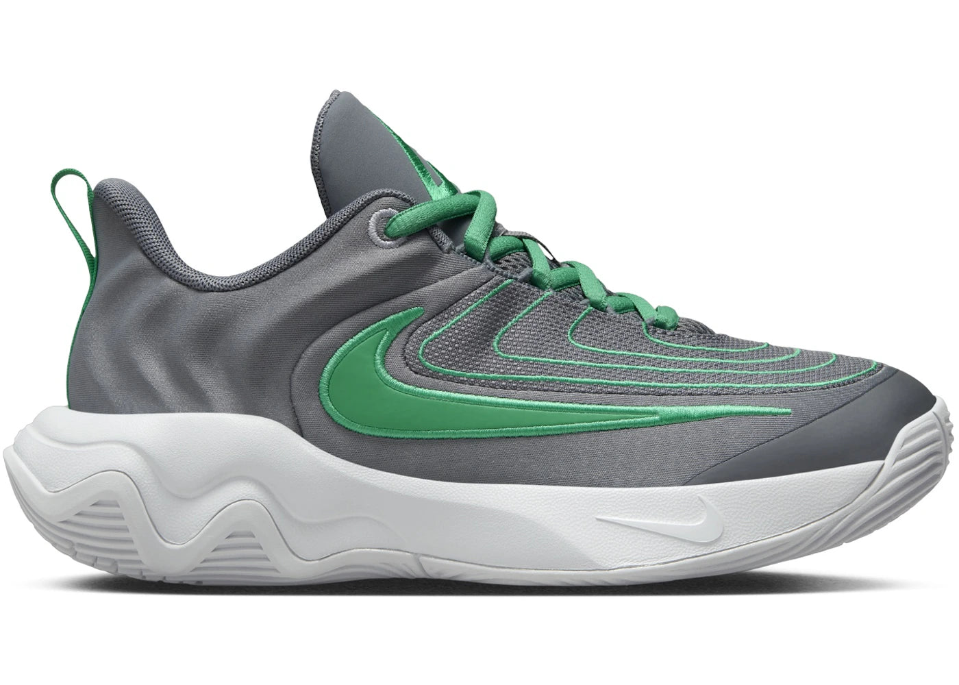 Nike Giannis Immortality 4 Smoke Grey Wolf Grey Dark Smoke Grey Stadium Green (GS)