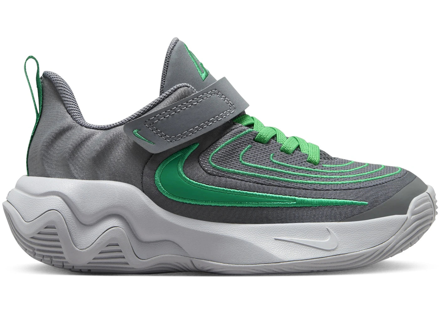 Nike Giannis Immortality 4 Smoke Grey Wolf Grey Dark Smoke Grey Stadium Green (PS)