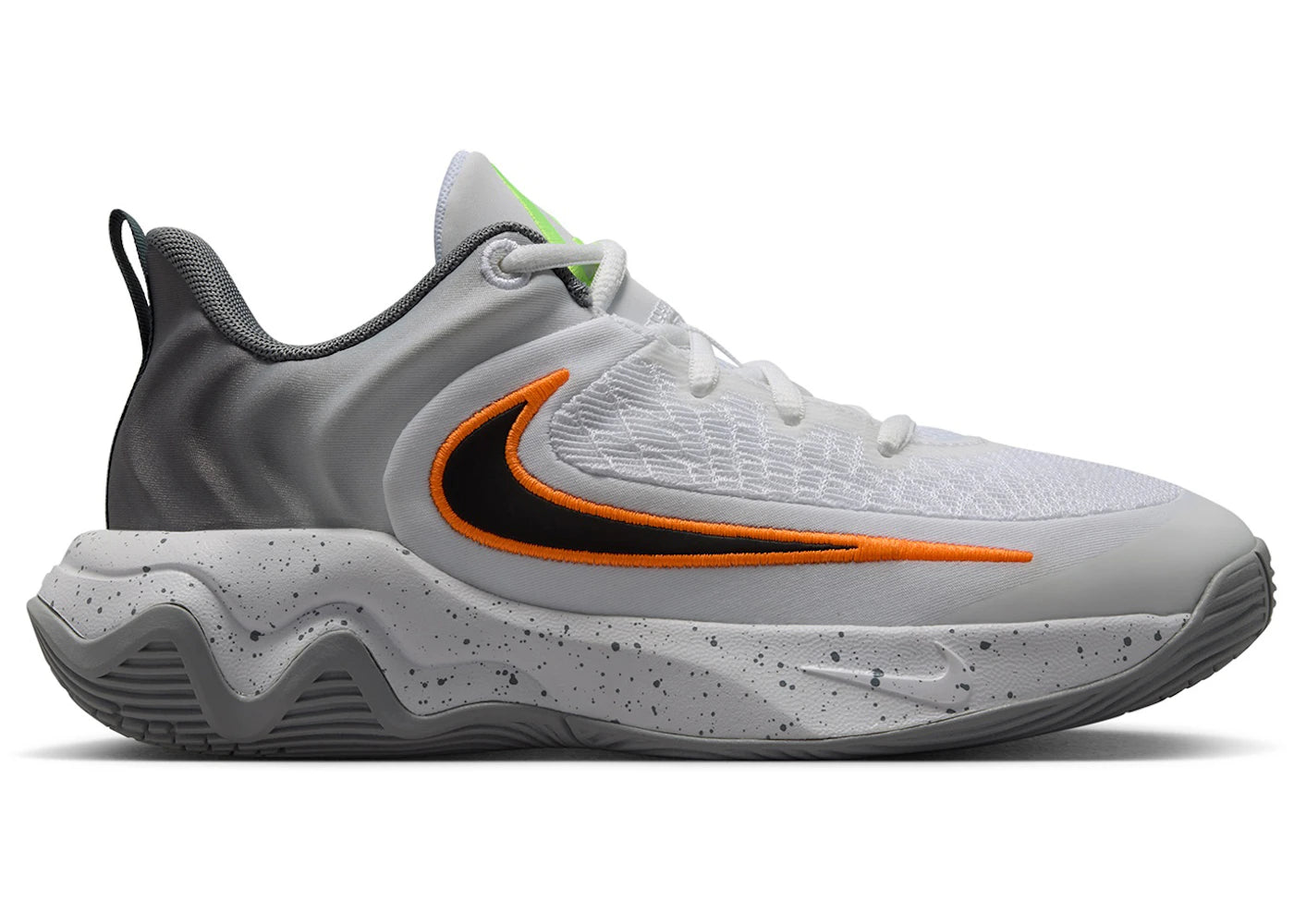 Nike Giannis Immortality 4 White Volt Wolf Grey Black (GS)