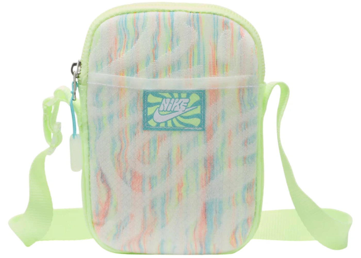 Nike Heritage Crossbody Small 1L Bag Barely Volt/White/Dusty Cactus