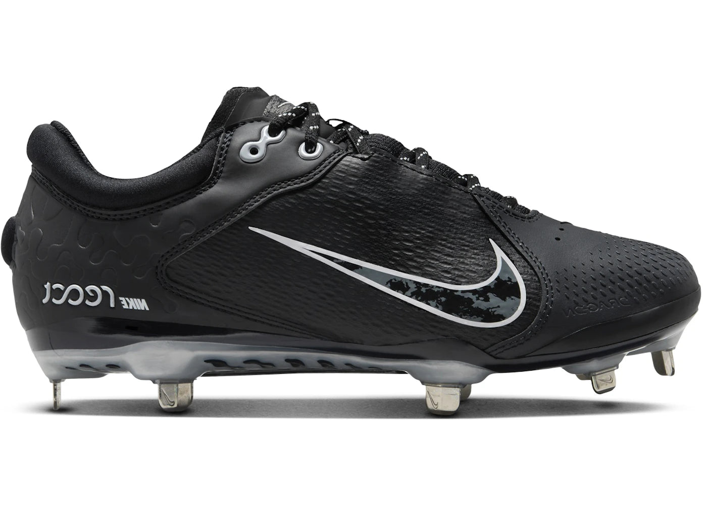 Nike Hyperdiamond 4 Elite Black Iron Grey Pure Platinum (Women's)