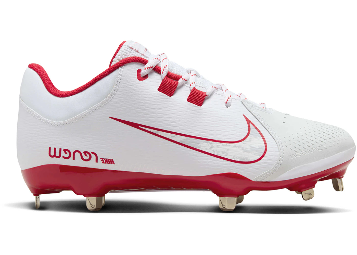 Nike Hyperdiamond 4 Pro White University Red Wolf Grey (Women's)