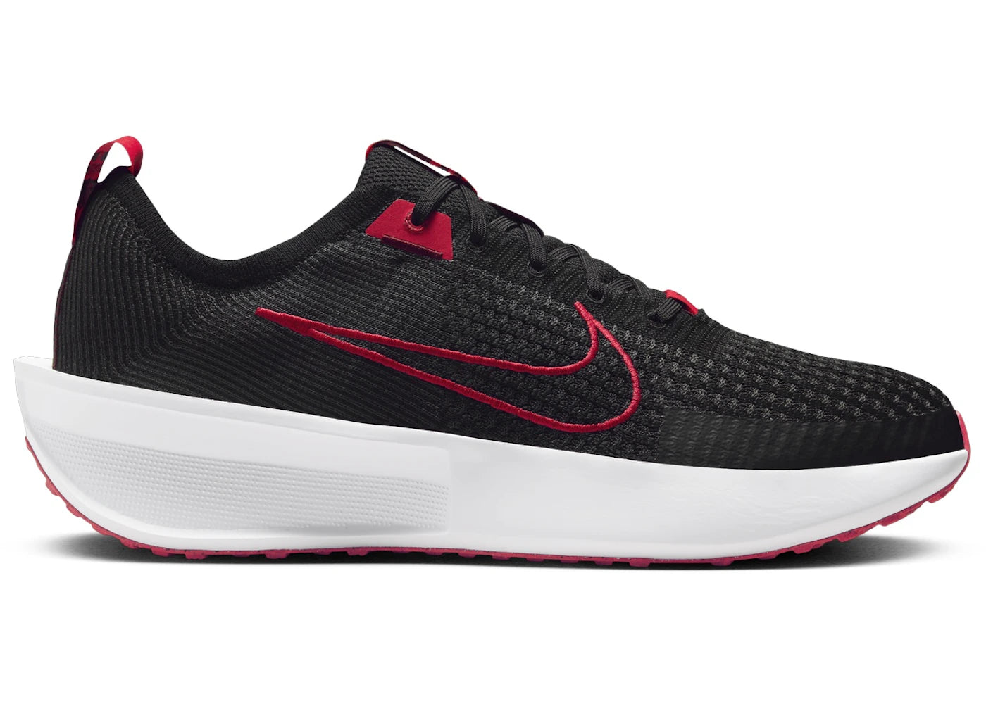 Nike Interact Run Black Anthracite White Fire Red