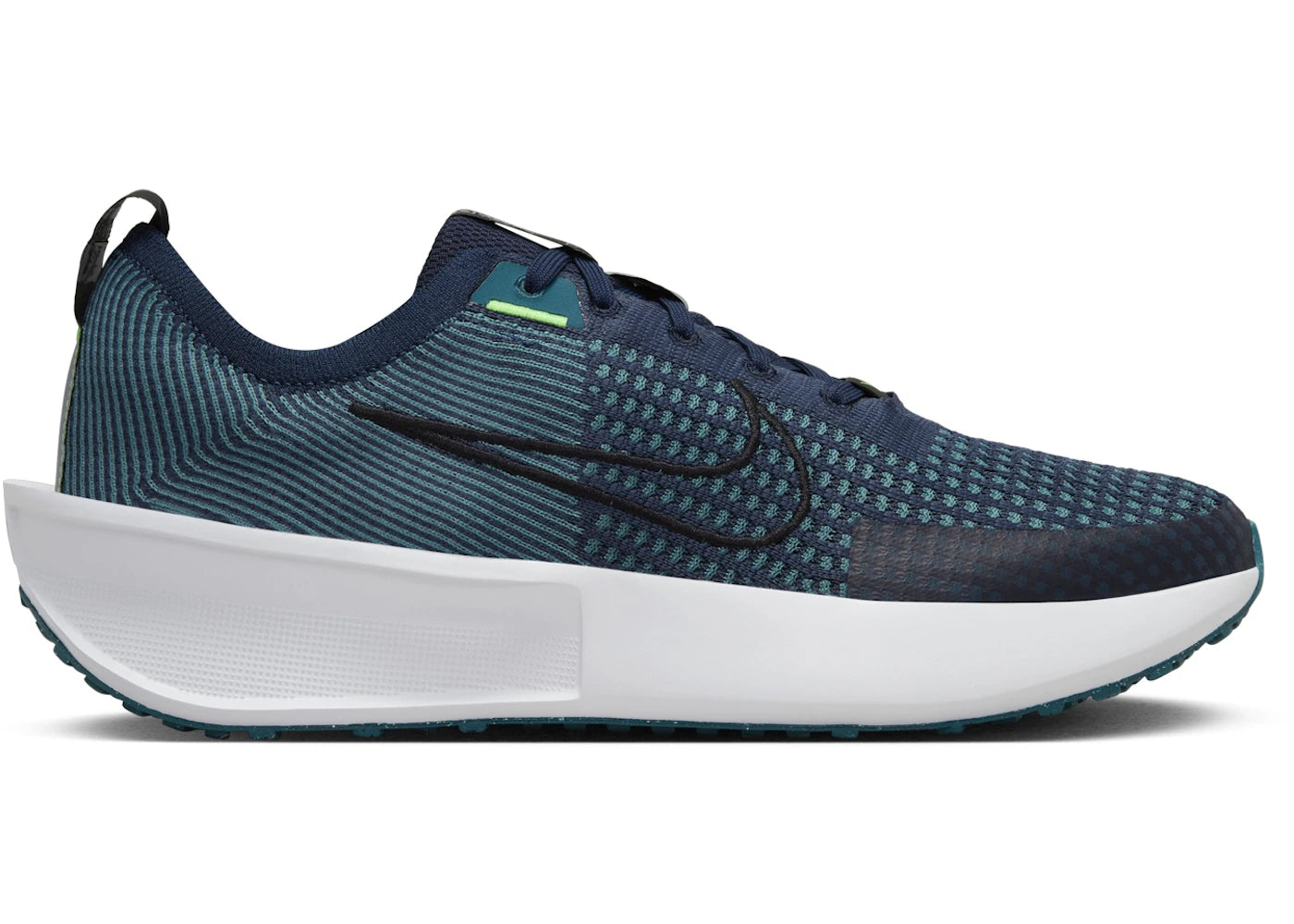 Nike Interact Run College Navy Mineral Teal Geode Teal Black