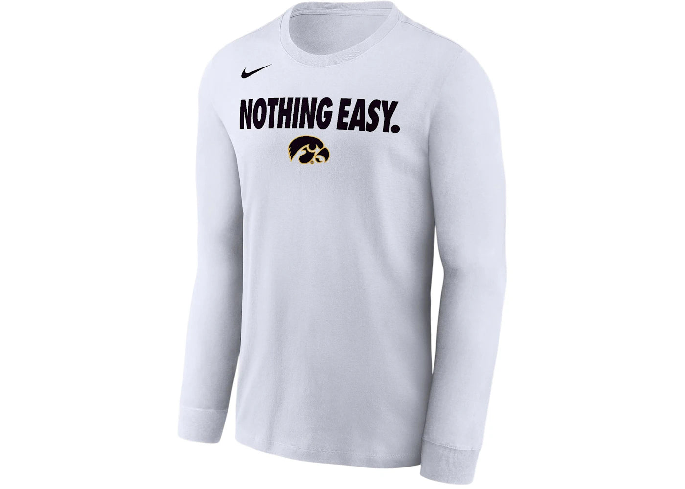 Nike Iowa College Long-Sleeve T-Shirt White