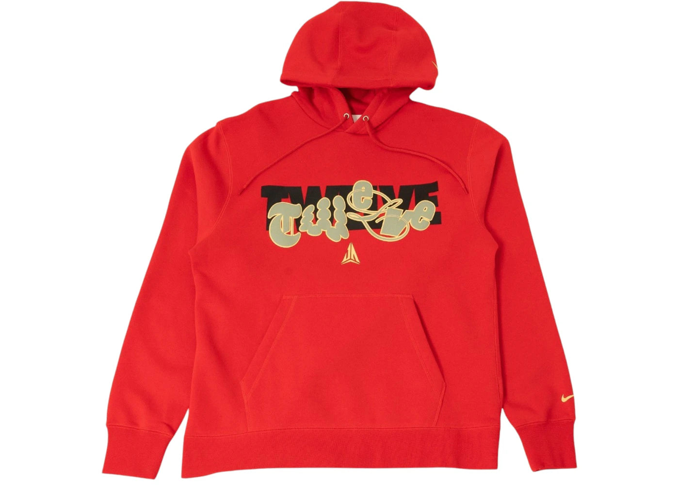 Nike Ja Morant Basketball Fleece Hoodie Red/Peach/Black