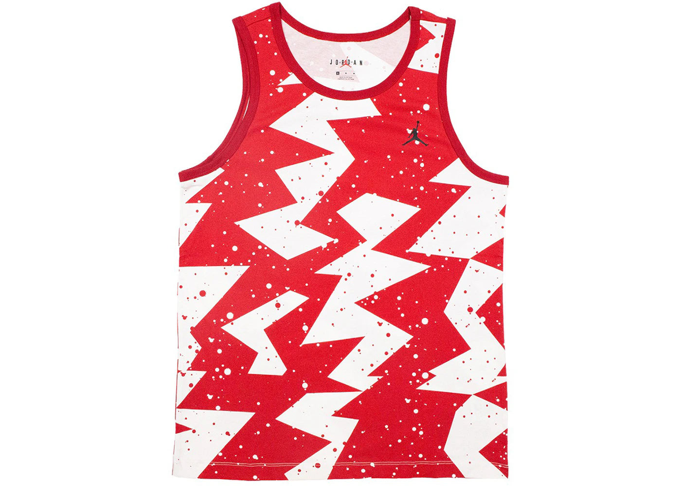 Nike Jordan Printed Poolside Tank Top Gym Red