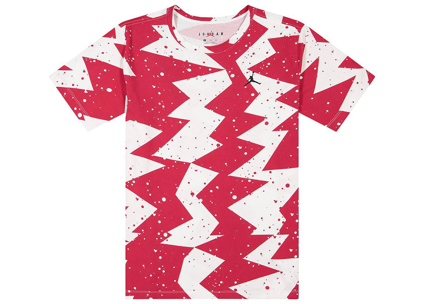 Nike Jordan Printed Poolside Tee Gym Red