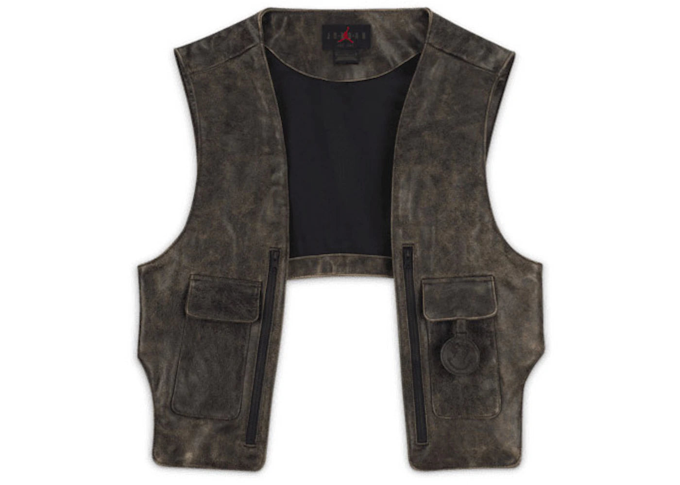 Nike Jordan x J Balvin Leather Vest Brown/Black